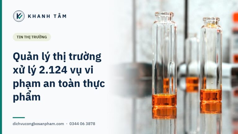 Ảnh bìa KHANH TÂM: Quản lý thị trường xử lý 2.124 vụ vi phạm an toàn thực phẩm