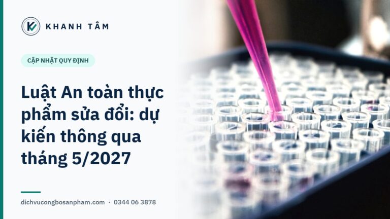 Ảnh bìa KHANH TÂM: Luật An toàn thực phẩm sửa đổi dự kiến thông qua tháng 5/2027