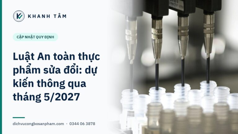 Ảnh bìa KHANH TÂM: Luật An toàn thực phẩm sửa đổi dự kiến thông qua tháng 5/2027