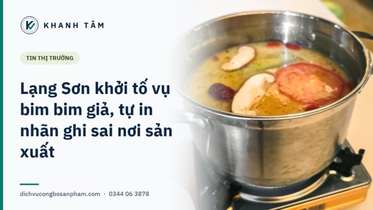Lạng Sơn khởi tố vụ bim bim giả, tự in nhãn ghi sai nơi sản xuất